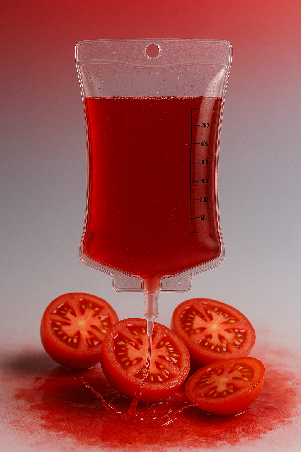 Orange vitamin IV therapy drip for Vitamin C and immunity support